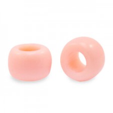 Acrylic beads rondelle 9mm Peachy orange